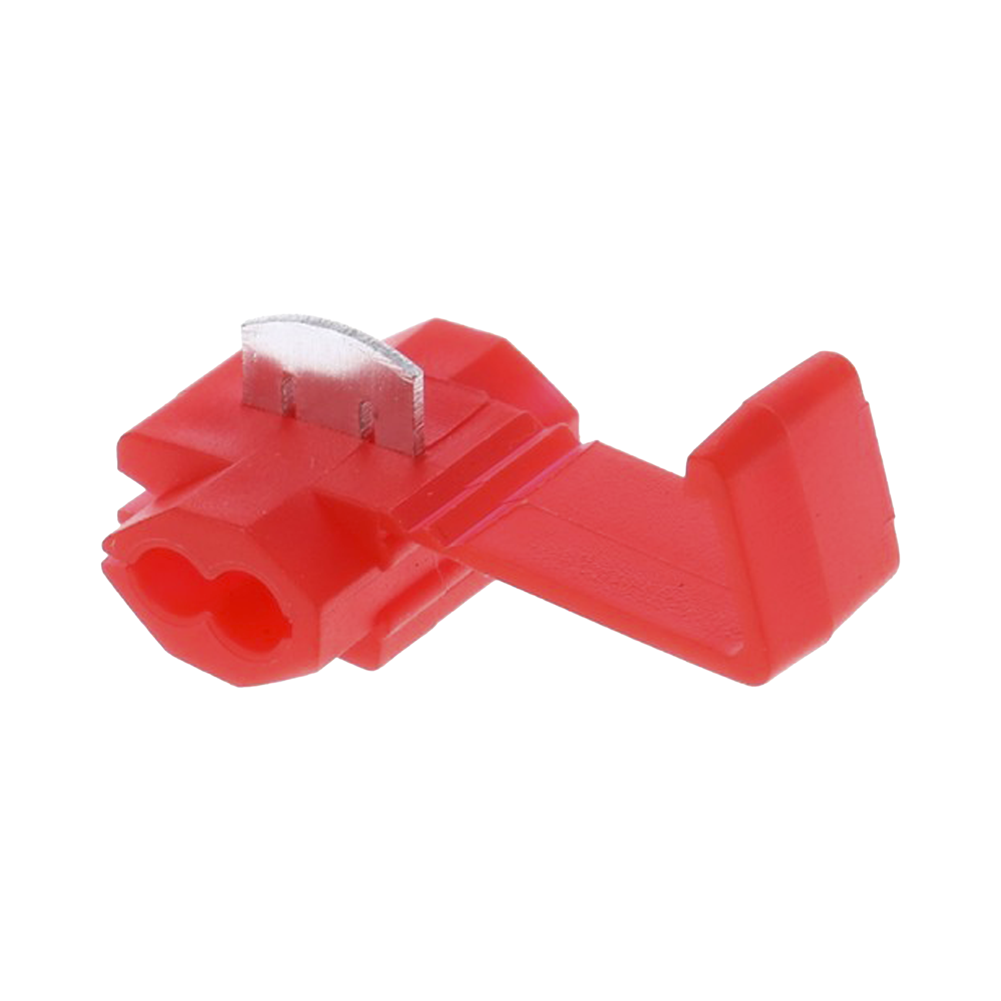 AECW-1-25|Terminal tipo almeja / 22 - 18 AWG / Rojo / Paquete de 25 piezas.